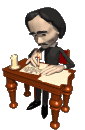 Poe at Writing Table