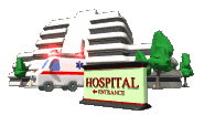 hospital & ambulance