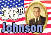 36th President Lyndon Johnson