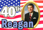 40th President Ronald Reagan