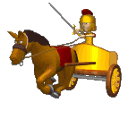 Roman horse chariot