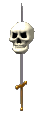 Skull with Sword