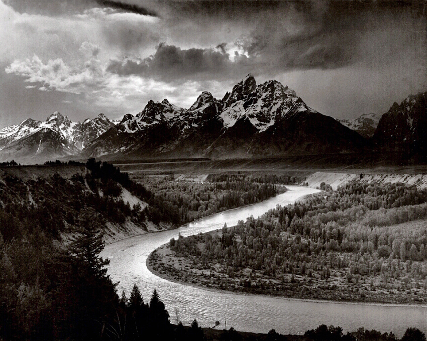 Ansel Adams - The Tetons and the Snake River