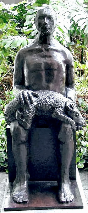 Sculptor Leonard Baskin's Isaac