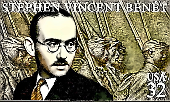 Poet Stephen Vincent Ben�t Commerative stamp