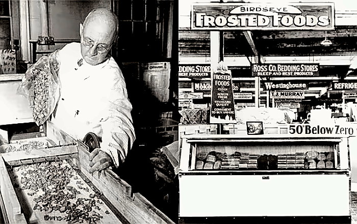 Inventor Clarence Birdseye & his frozen foods company
