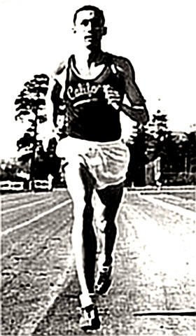 Don Bowden (then) on the track