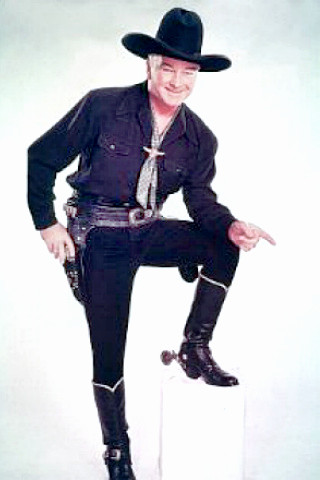 Actor William Boyd as Hopalong Cassidy
