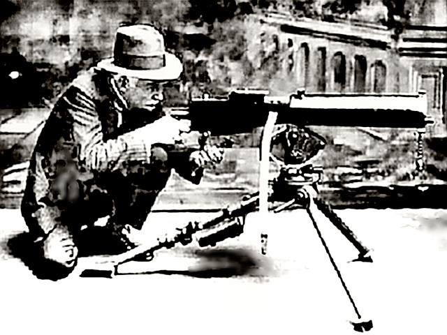 Weapons Inventor John Browning at work