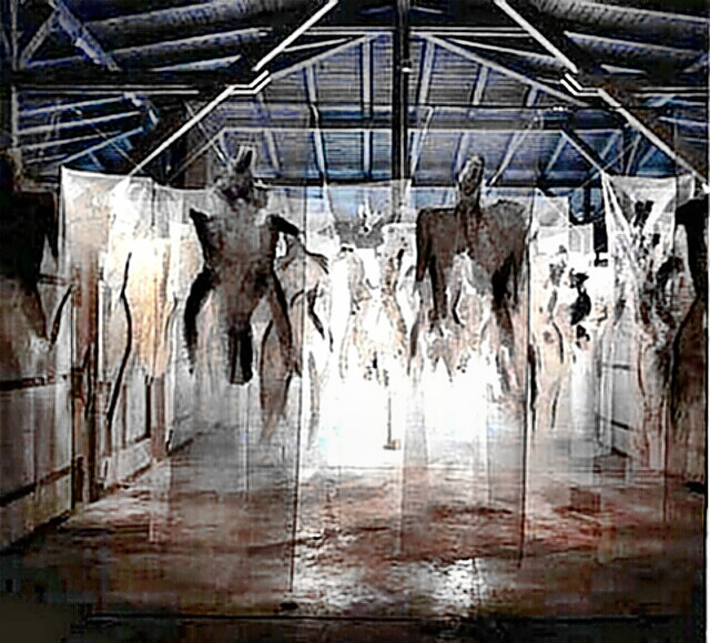 Buchenwald - human skins