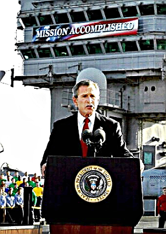 Bush with Banner