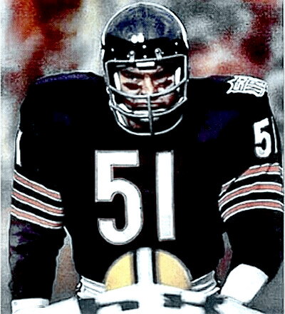 Dick Butkus (#51) is waiting for you