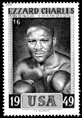 Boxing Champ Ezzard Charles' stamp