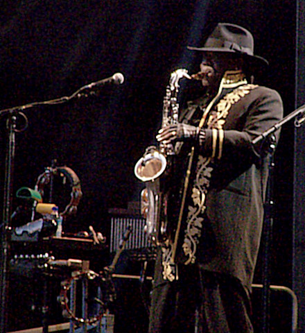 Saxophonist Clarence Clemmons