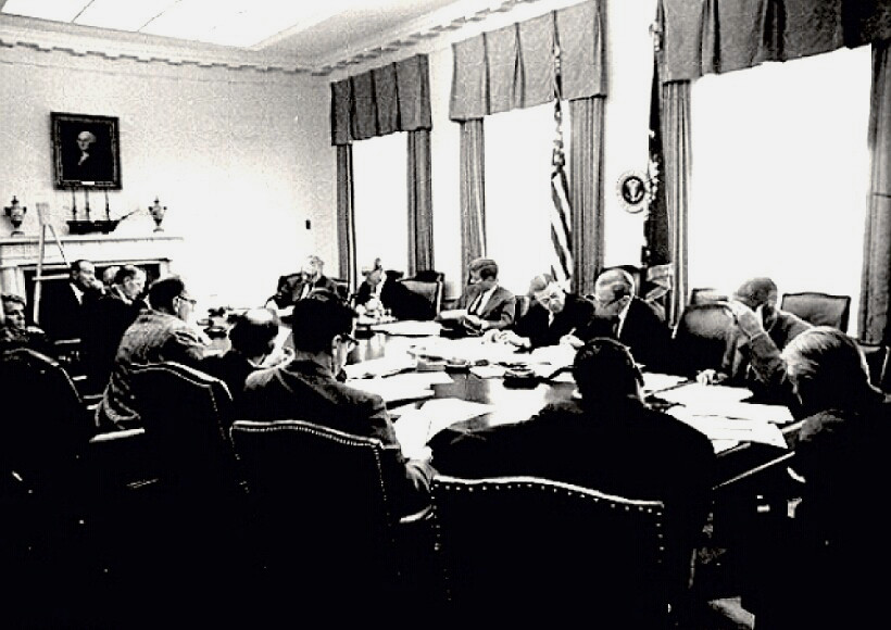 Cuban Missile Crisis Meeting in White House - 10/29/1962