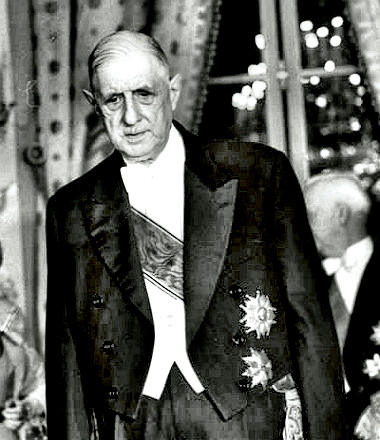 Charles de Gaulle, President of France