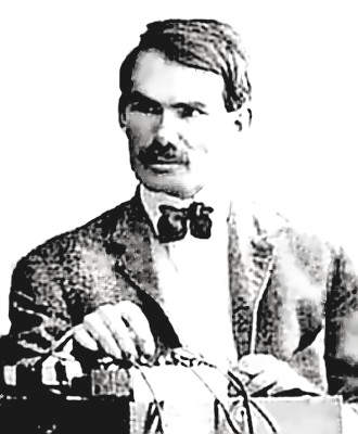 Inventor Lee De Forest with wireless