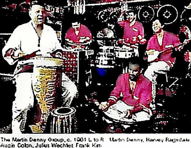 Martin Denny with his group