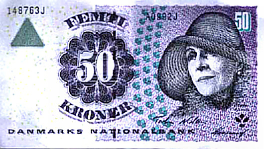 Karen von Blixen-Finecke on bank note