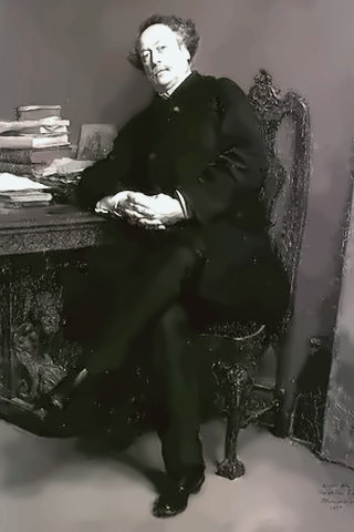 Novelist Alexandre Dumas, fils