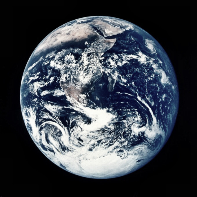 Earth as seen from Appolo-17