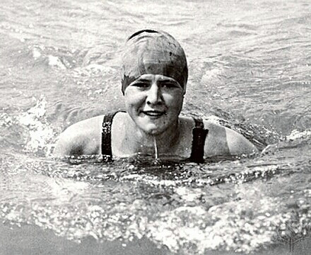 Swimmer Gertrude Ederle