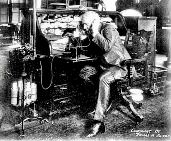 Inventor Thomas A. Edison