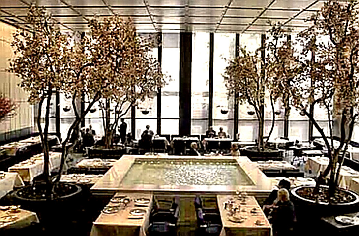 Inside The Four Seasons Restaurant