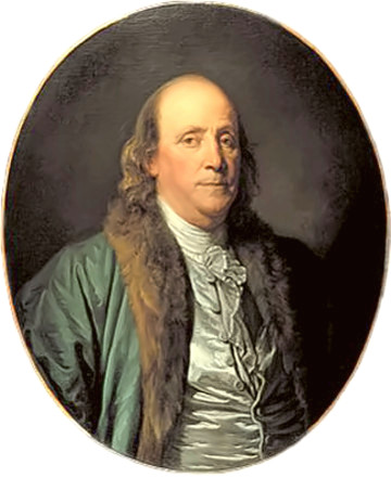 First Postmaster Ben Franklin