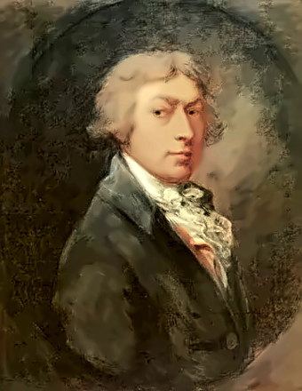 Artist Thomas Gainsborough's self-portrait