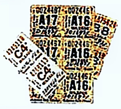 WW II gas ration coupons