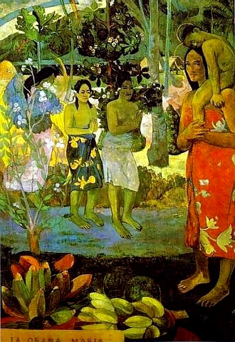 Paul Gauguin - His work: Hail Mary