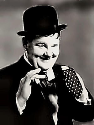 Comedian Oliver Hardy