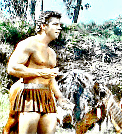 Actor Mickey Hargitay as Hercules
