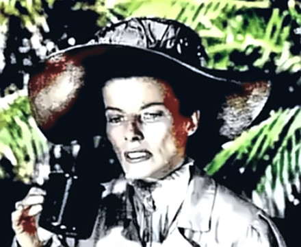 Katharine Hepburn in African Queen