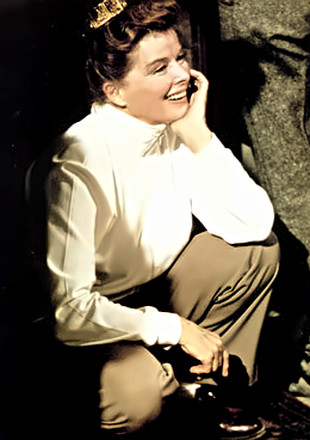 Actress Katharine Hepburn
