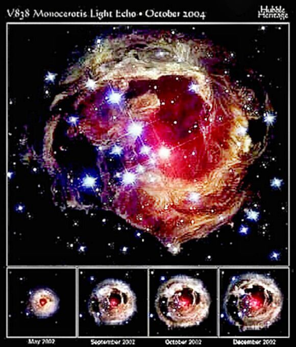 Hubble Image of 2004 Light Echo from V838