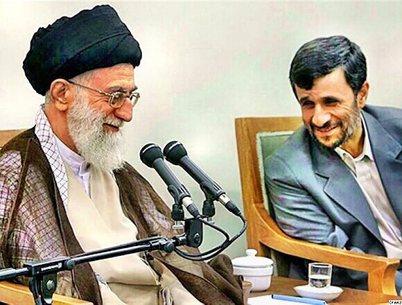 Grand Ayatollah Khamenei and President Ahmadinejad
