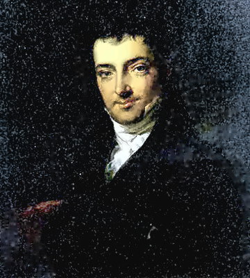 Writer Washington Irving's portrait