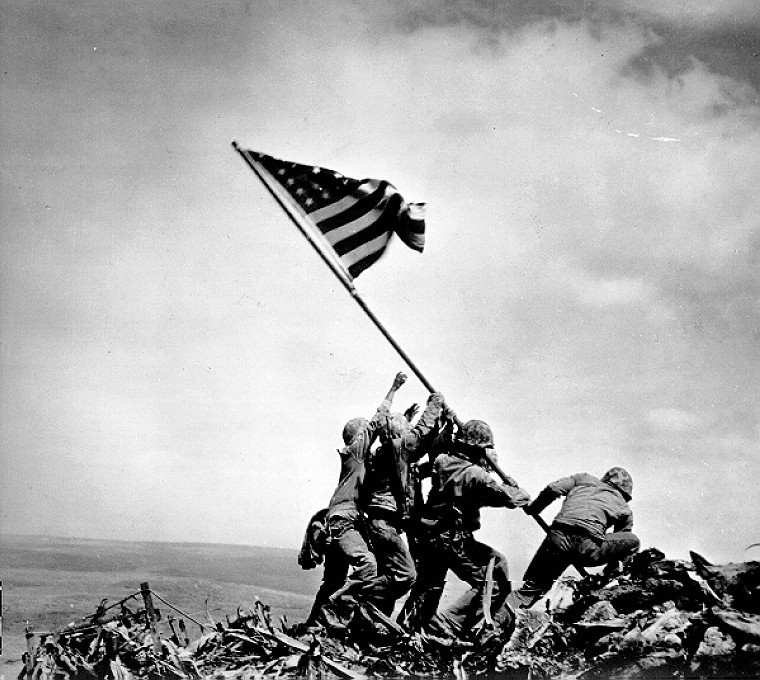 Iwo Jima - flag raising