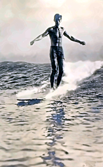 Surfer Duke Kahanamoku