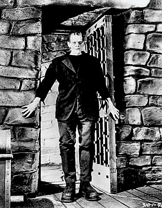 Boris Karloff as the Frankenstein Monster