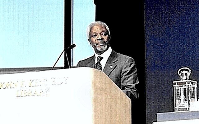 United Nations Secretary General Kofi Annan