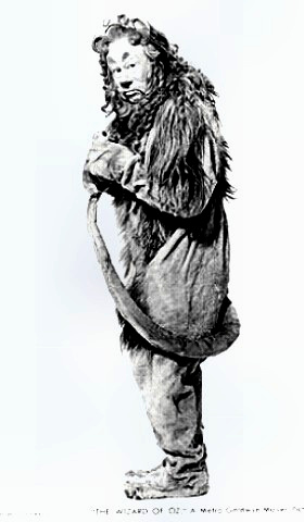Bert Lahr as the Cowardly Lion