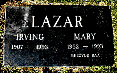 Lazar headstone
