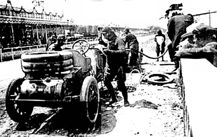 Le-Mans Grand Prix - 1906 - pit stop