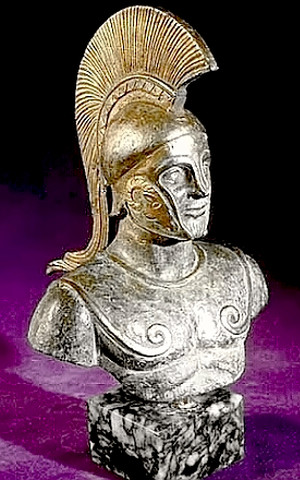 King Leonidas' bust