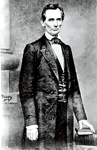 Abe Lincoln - First Brady Photo