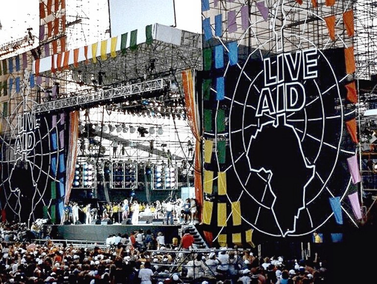 1985 Live Aid Philadelphia Concert at JFK Stadium