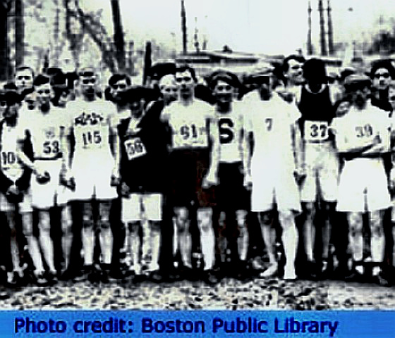 Boston Marathon start